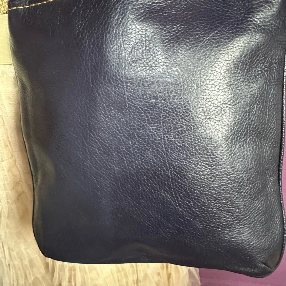 COACH Swagger Denim and Leather Crossbody - Picture 6 of 9